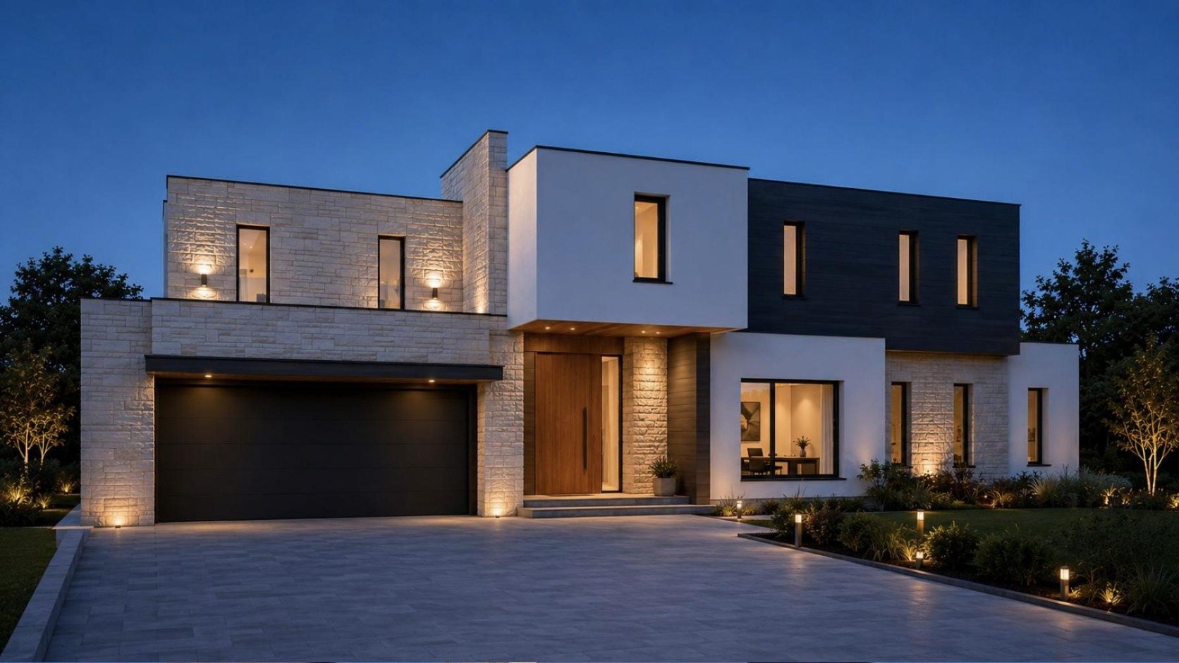 Maison contemporaine réalisée par Maisons Prestige
